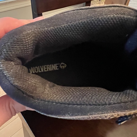 Wolverine Leather suede, waterproof boots, Brown Size 10 Med. GREAT Condition - Picture 10 of 15